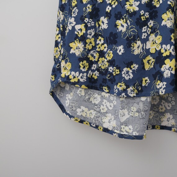 レーヨン花柄Vネックブラウス (51020) 7枚目画像