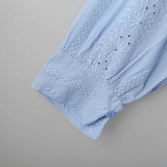 シフリー花柄刺繍ブラウス (51015) 7枚目画像