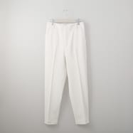 透けにくい白テーパードパンツ (21017)