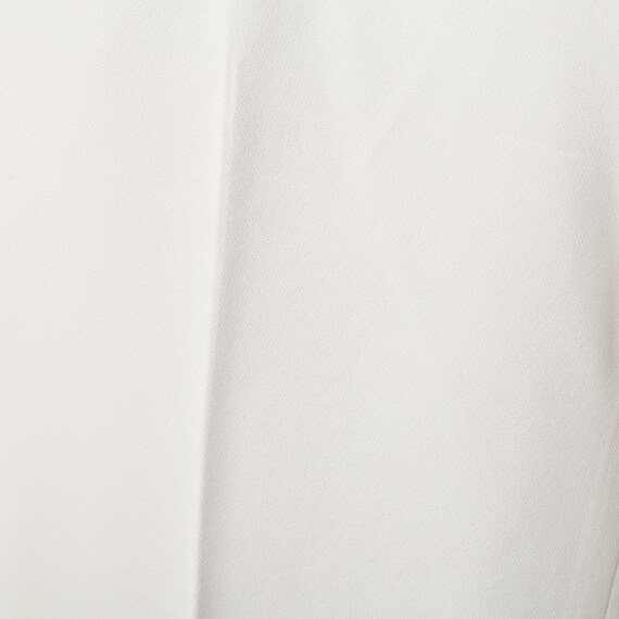 透けにくい白テーパードパンツ (21017) 3枚目画像