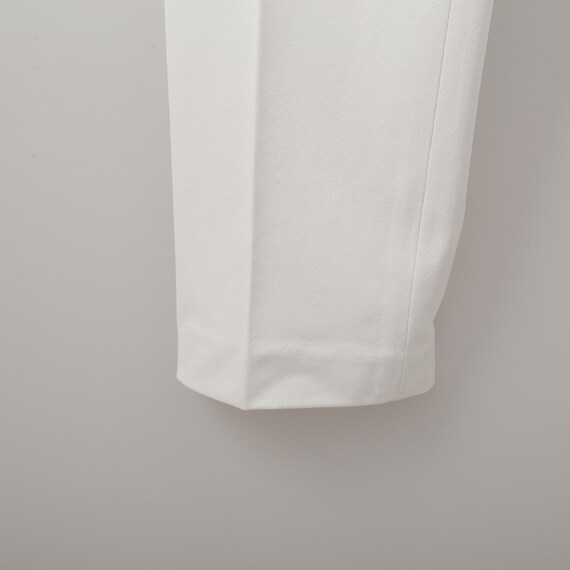 透けにくい白テーパードパンツ　(21017) 6枚目画像