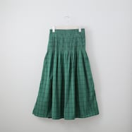 チェック×無地リバーシブルスカート (31006)