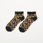 大人の楽らくソックスフロート花柄タイプ (91037) 1枚目画像