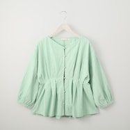 刺繍タックブラウス (51021)