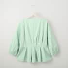 刺繍タックブラウス (51021) 2枚目画像