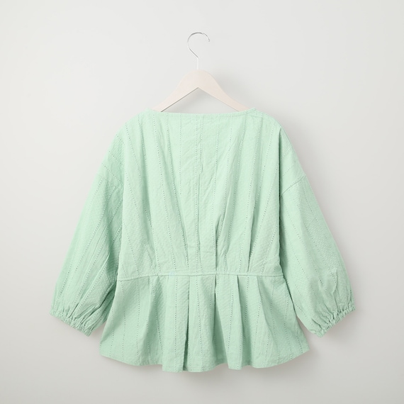 刺繍タックブラウス (51021) 2枚目画像