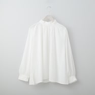 スタンドネックシャーリングブラウス (51022)