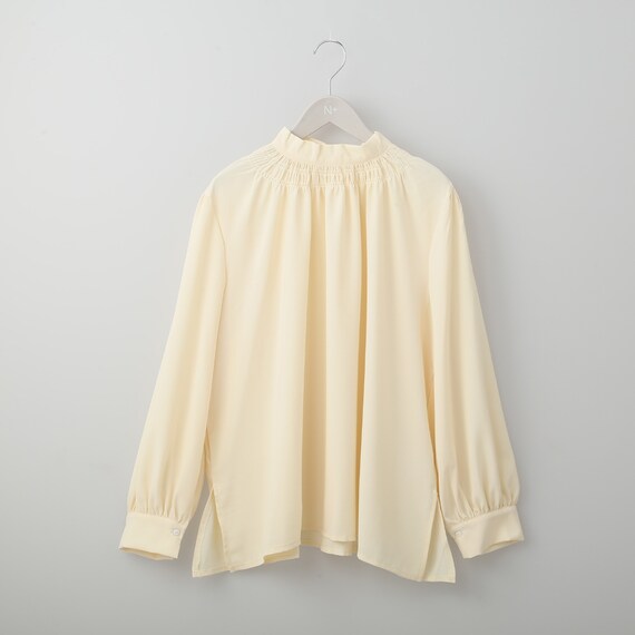 スタンドネックシャーリングブラウス (51022) 1枚目画像