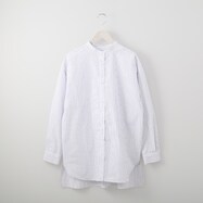 【N+商品】ラメストライプロングシャツ　(51010)