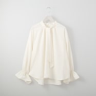 マットサテンボウタイブラウス (51011)
