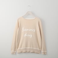 ロゴ刺繍ニットプルオーバー (71012)