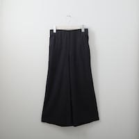 接触冷感麻混ワイドパンツショート丈 (21030)