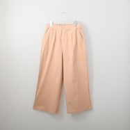 麻混すっきりセミワイドパンツ (21031)