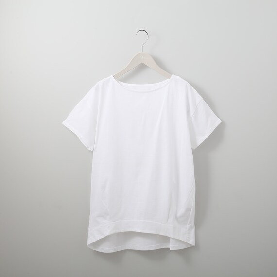 接触冷感ＵＶカットＵＳＡコットン裾タックＴシャツ　(61018) 1枚目画像