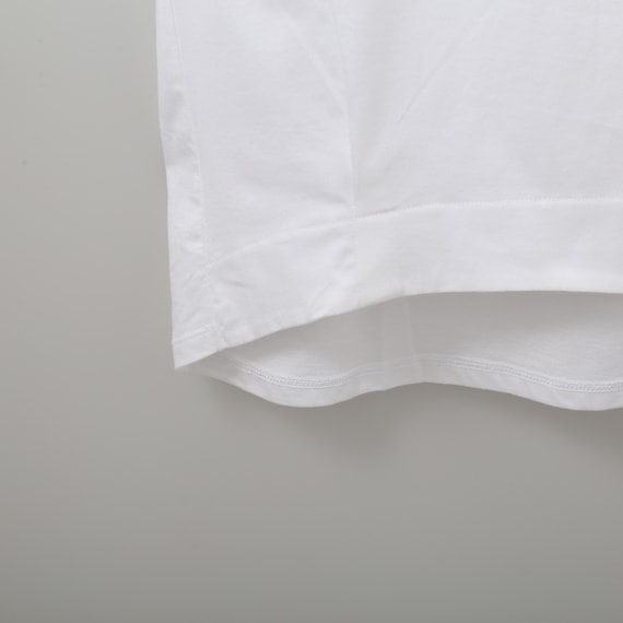 接触冷感UVカットUSAコットン裾タックTシャツ (61018) 5枚目画像