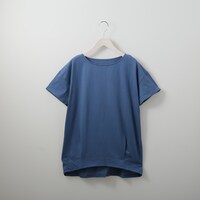 接触冷感ＵＶカットＵＳＡコットン裾タックＴシャツ　(61018)