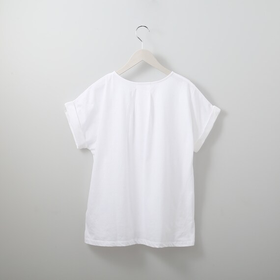 接触冷感ＵＶカットＵＳＡコットンバックタックＴシャツ　(61019) 2枚目画像