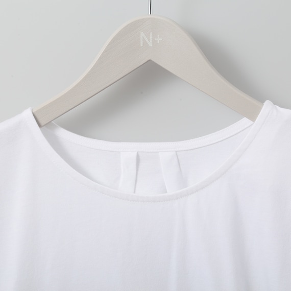 接触冷感UVカットUSAコットンバックタックTシャツ (61019) 4枚目画像