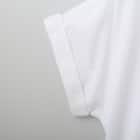 接触冷感UVカットUSAコットンバックタックTシャツ (61019) 5枚目画像