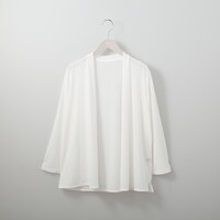 ＵＶカットスラブカーディガンショート丈　ＬＬサイズ　(81007)