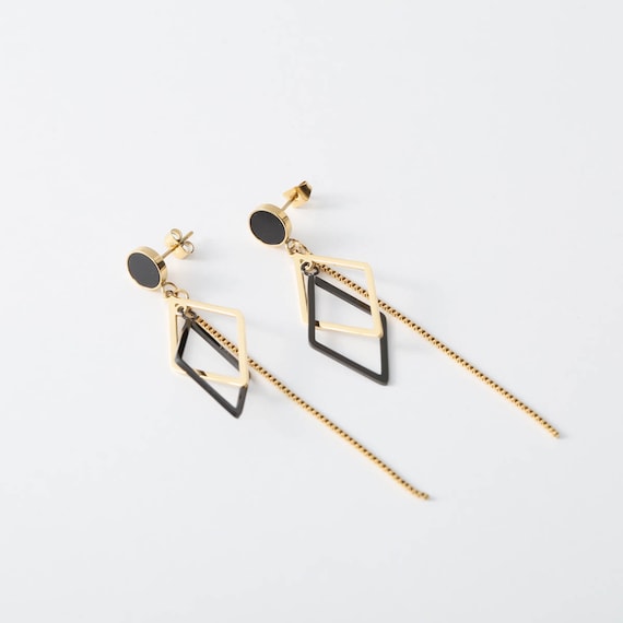 ステンレスミックススイングピアス (91023) 1枚目画像