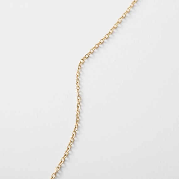 ステンレスミニリングネックレス (91025) 3枚目画像