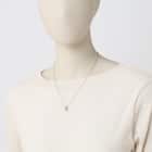 ステンレスミニリングネックレス (91025) 4枚目画像