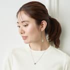 ステンレスミニリングネックレス (91025) 6枚目画像