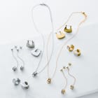 ステンレスミニリングネックレス (91025) 7枚目画像