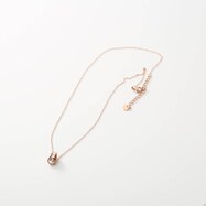 ステンレスミニリングネックレス　(91025)