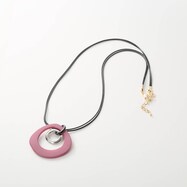 カラーアクリルネックレス　(91043)