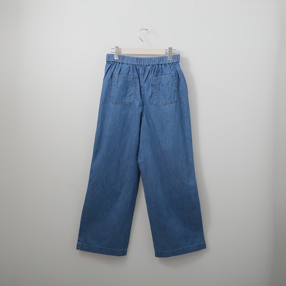 接触冷感やわらかデニムワイドパンツC1 (21035) 2枚目画像