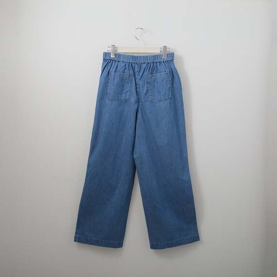 接触冷感やわらかデニムワイドパンツＣ１　(21035) 2枚目画像