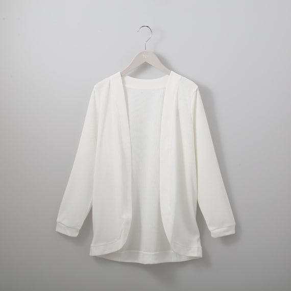 細リブラウンドカーディガンC1 (81009) 1枚目画像