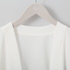 細リブラウンドカーディガンC1 (81009) 4枚目画像