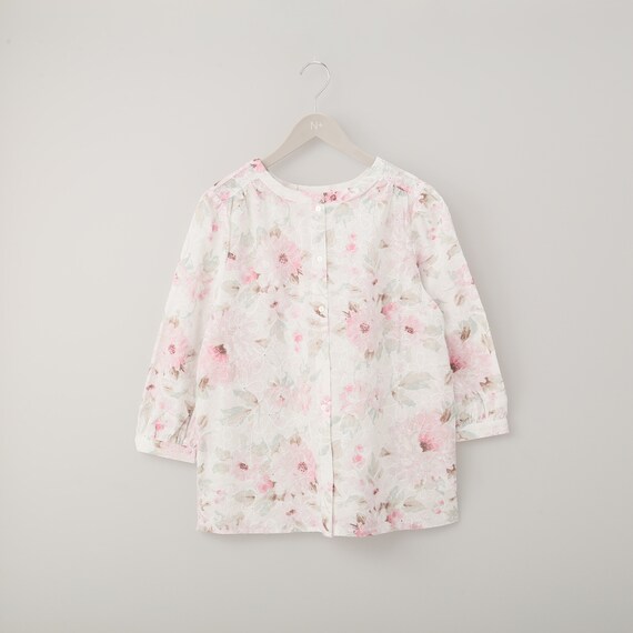 刺しゅう使い花柄シャツ(51031) 1枚目画像