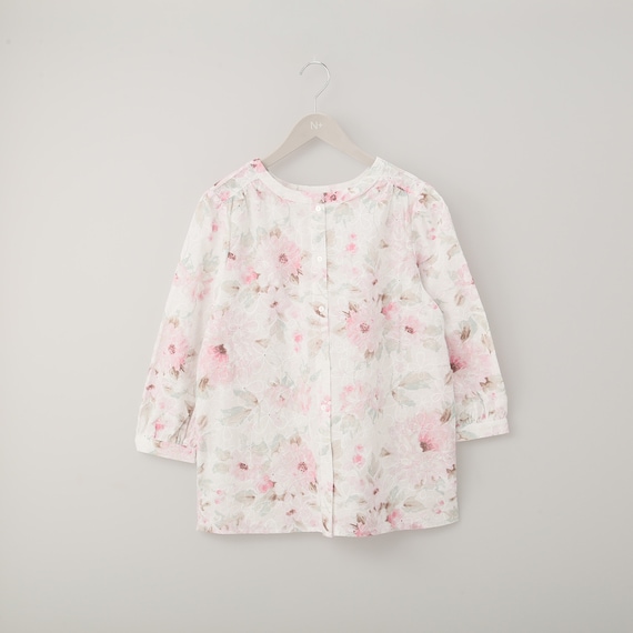 刺しゅう使い花柄シャツ(51031) 1枚目画像