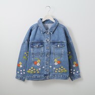 【N+商品】刺しゅう使いデニムジャケット　(11015)