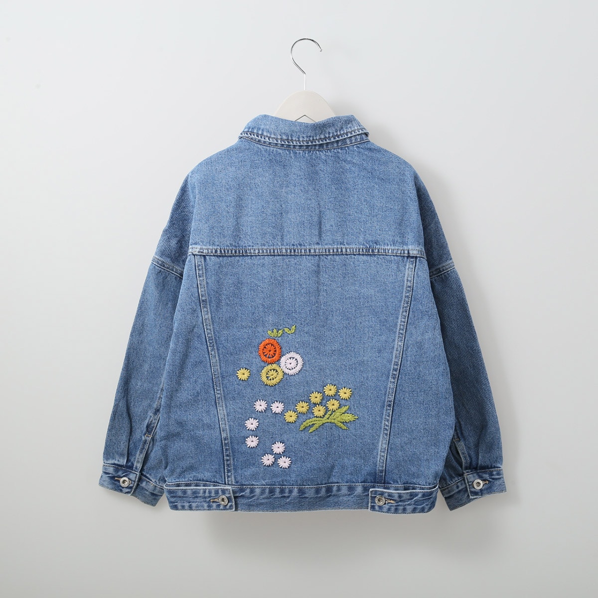 刺しゅう使いデニムジャケット (11015) | ニトリネット【公式】 家具