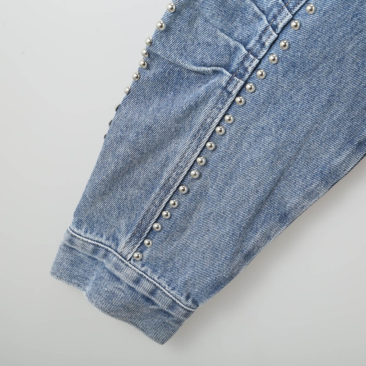 MISBHV デストロイ加工 デニムジャケット スタッズ SONIC YOU M スタッズ使いデニムジャケット (11016) | ニトリネット【公式