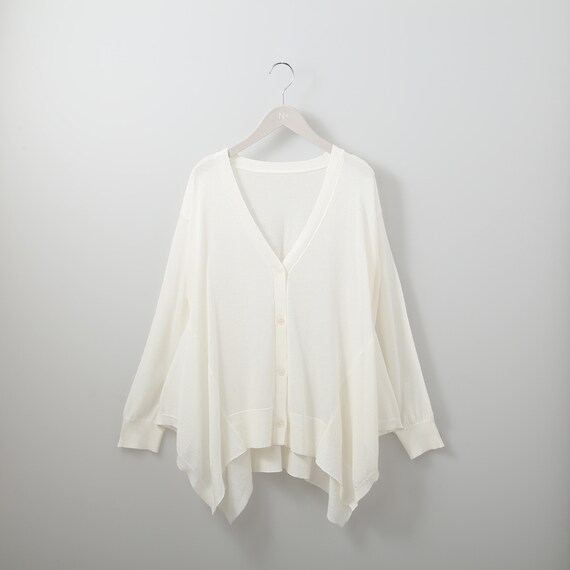 さらさらイレギュラーヘムカーディガン (81010) 1枚目画像