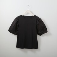 【N+商品】ボリューム袖布帛切替えプルオーバー　(61028)
