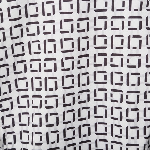 ボウタイジオメトリック柄ブラウス (51038) 3枚目画像