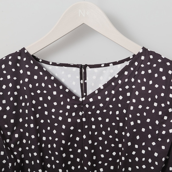 サークルドット柄ワンピース (41020) 4枚目画像