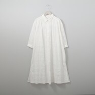 【N+商品】シャドウチェック羽織りシャツワンピース　(41016)