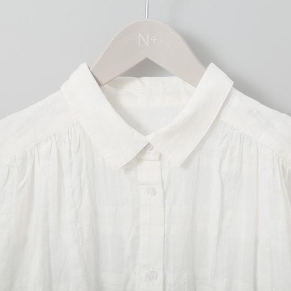 シャドウチェック羽織りシャツワンピース (41016) 4枚目画像