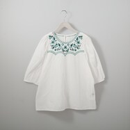 【N+商品】フラワー刺繍ブラウス　(51034)
