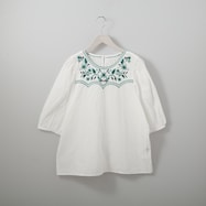 フラワー刺繍ブラウス (51034)