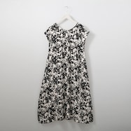 レギュラー丈プリントレーヨンワンピース ※色によって柄が異なります (41018)