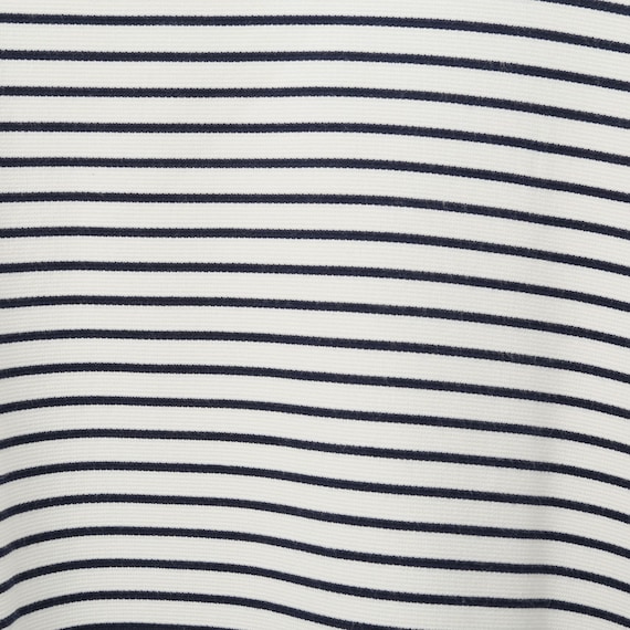 バンブー接触冷感ボーダー裾タックプルオーバー (61032) 3枚目画像